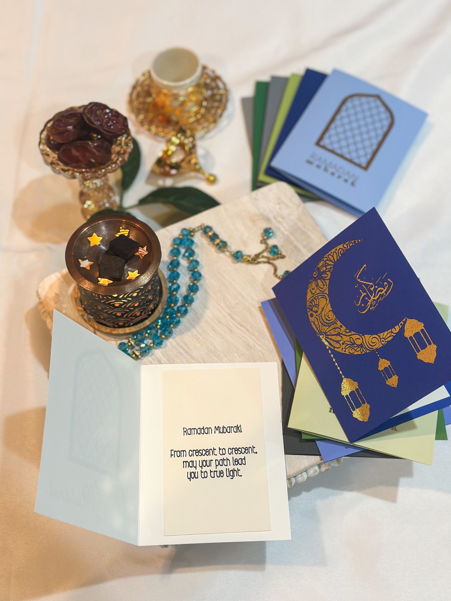Ramadan Crescent Greeting Cards