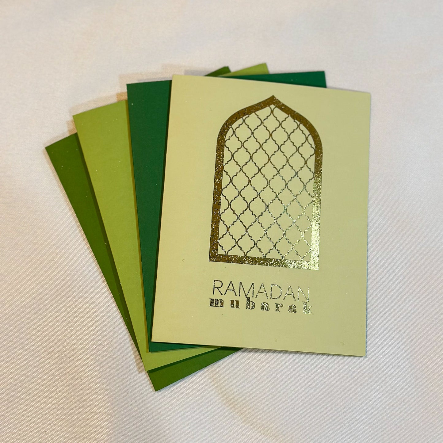 Ramadan Prayer Mat Greeting Cards