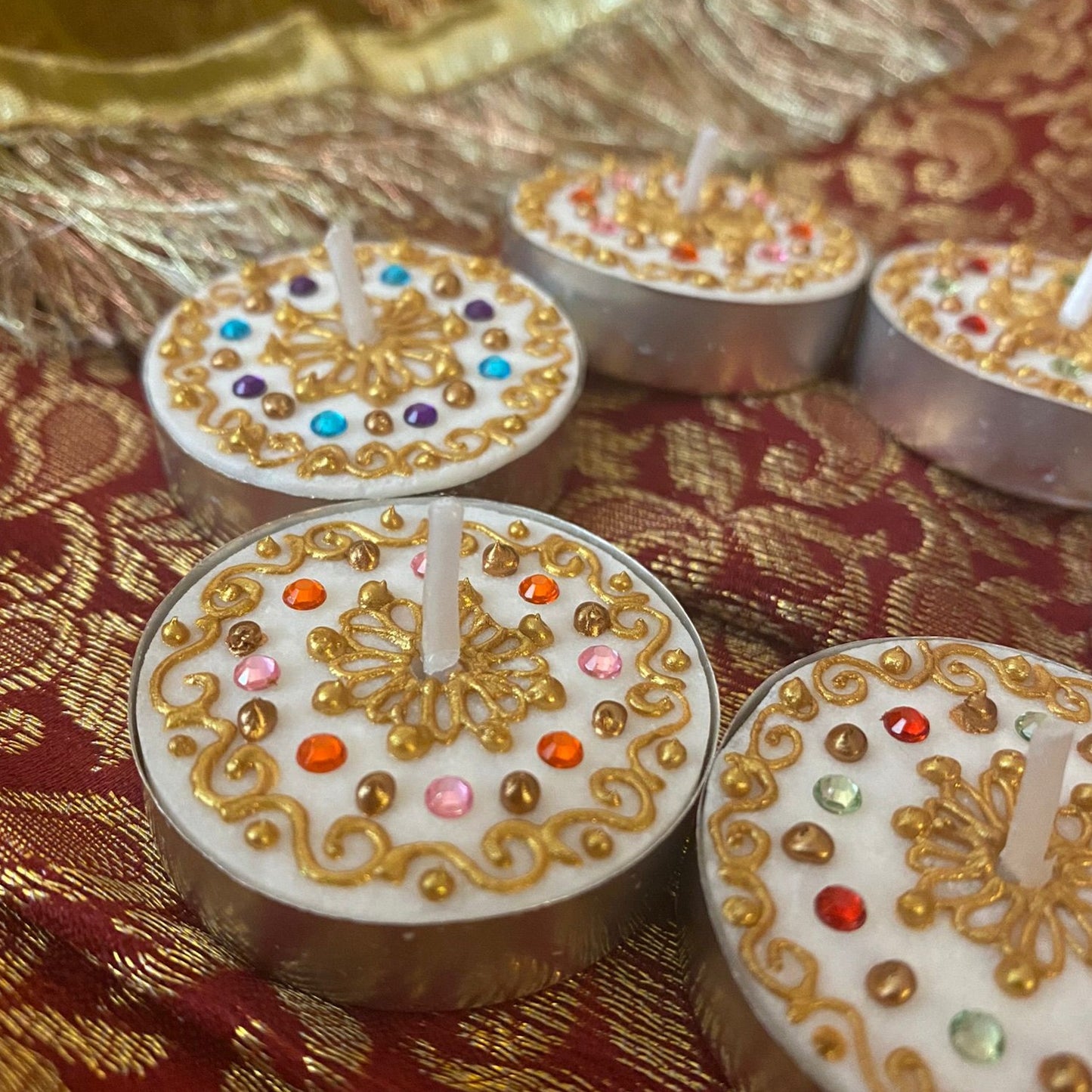 Embellished Tealights